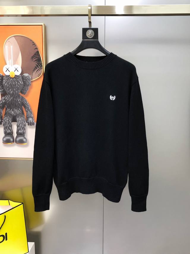 Bal*Nciaga 2025 new men's original round neck sweater, sold simultaneously at th