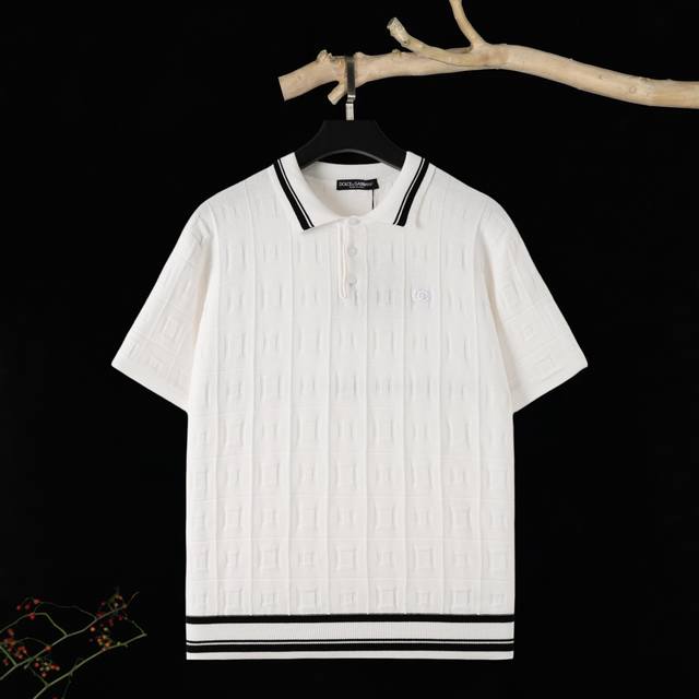 Dg Dolce & Gabbana 25Ss master-designed new trendy knitted sweater with lapel an
