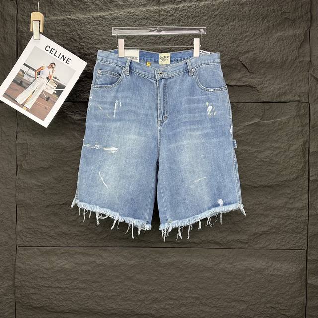Gallery Dept. 2025 new knife-cut, hand-painted, couple-style washed loose denim