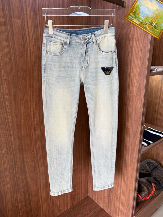 Armani 2025Ss new jeans, customized full set of hardware, new brand design proc