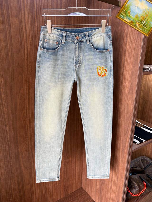 Lv 2025Ss new jeans, customized full set of hardware, new brand design process,