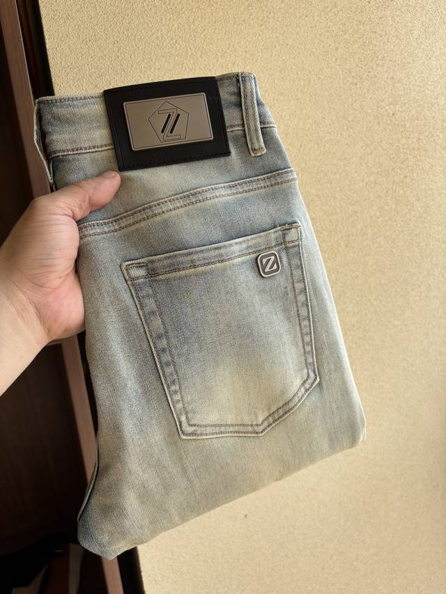 Zegna Ss new summer casual jeans, high-end quality, super soft and comfortable