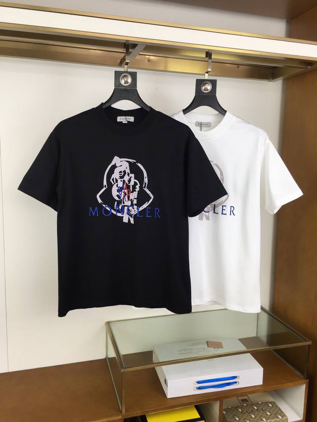 Moncle... 2025 new casual round-neck short-sleeved T-shirt, trade order from a f