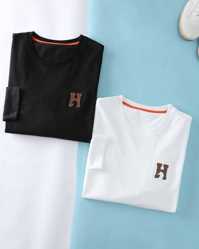 New arrival, He Emma* 2025Fw Early Fall, a classic men's casual crew-neck long-