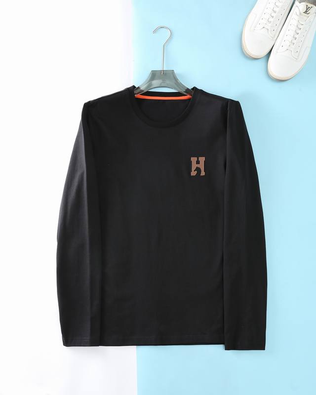 L New arrival, long-sleeved He Emma*, 2025Fw Early Fall collection. This men's c