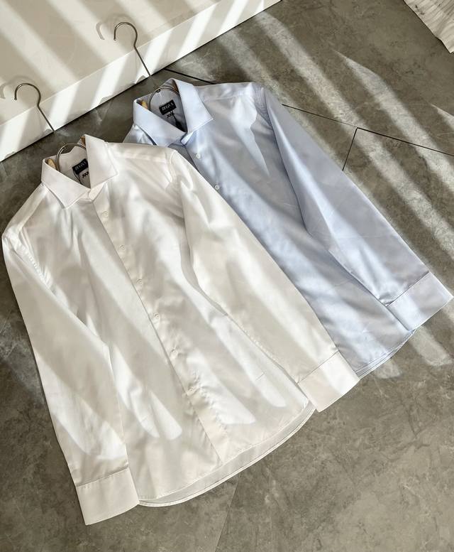 Ermenegildo Zeg*A Early Fall 2025 men's shirt, for export orders! Made from cust