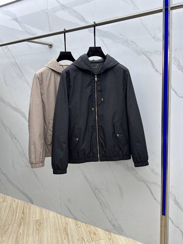 Lv Louis Vuitton's new 2025 Early Fall collection features a hooded jacket with