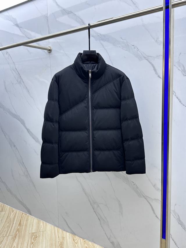 Down Jacket Zegna* Zegna's new Autumn/Winter 2025 Zs stand-up collar down jacket