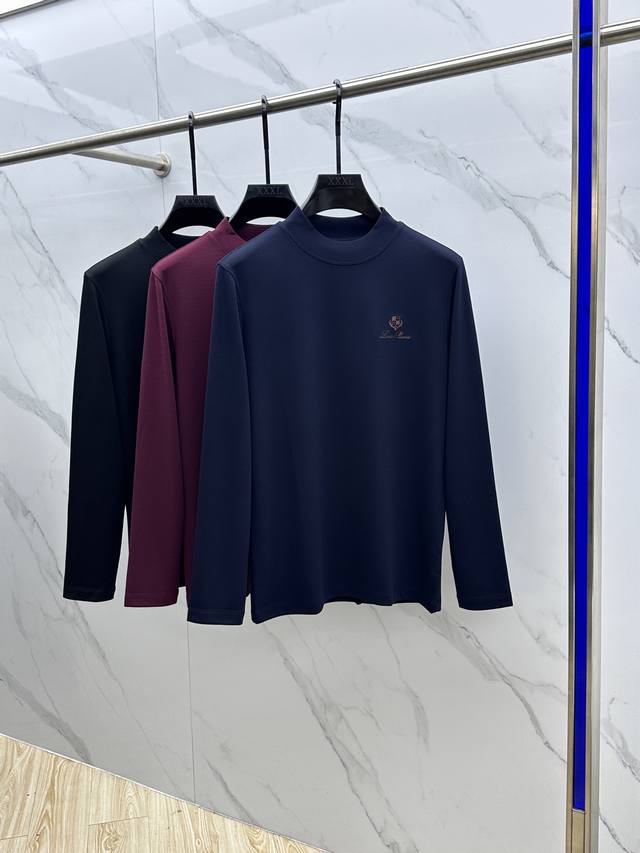 Lp2540 Early Fall New Release, the latest long-sleeved, round-neck wool T-shirt