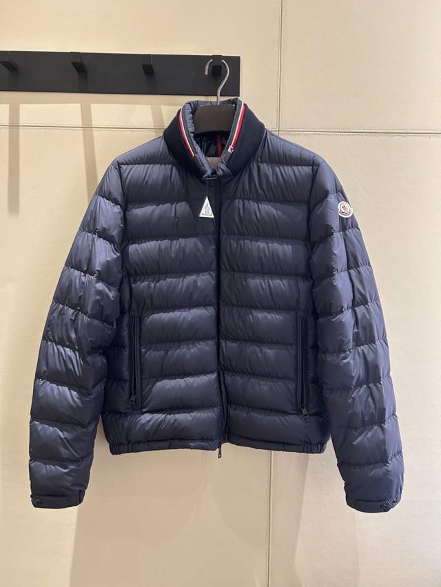 Moncler Brendann men's short down jacket. Original replacement fabric. Counter r