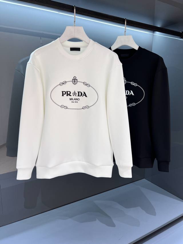 New embroidered sweatshirt with air layering, a must-have for fall and winter f