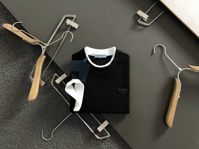 prad* Fitted version M-Xxxl 25 Spring and summer top double-layer fabric splicin