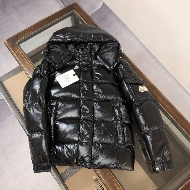 Moncler Maya 70th Anniversary Cropped Down Jacket Black The iconic Moncler Maya