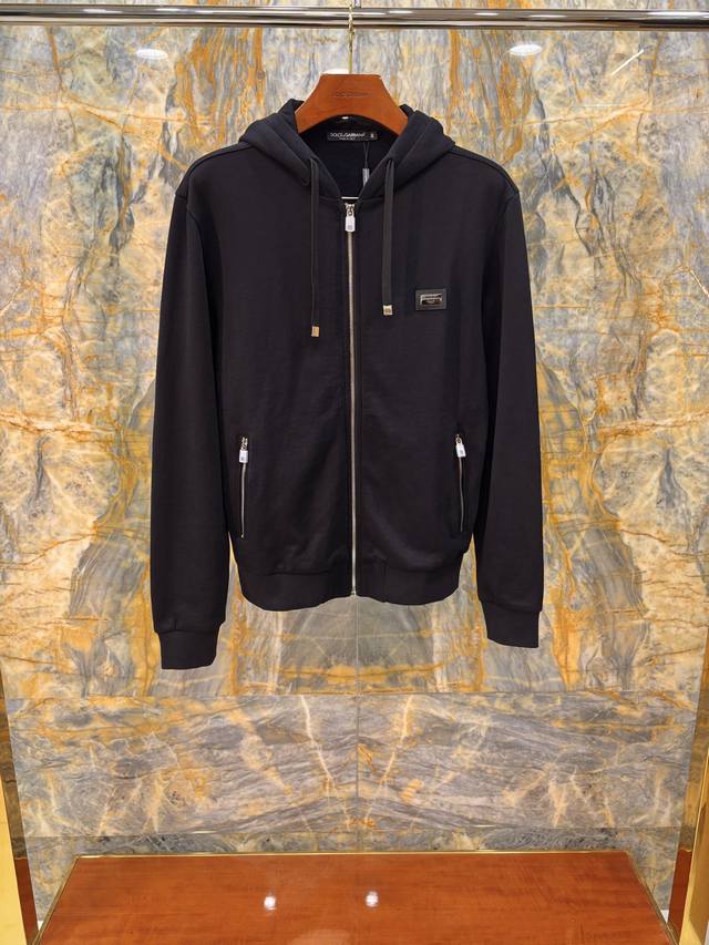 Clothes and pants 2025Aw new small iron brand hooded jacket pure cotton sweatsh