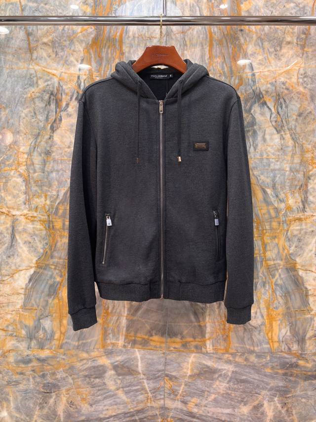 Clothes and pants 2025Aw new small iron brand hooded jacket pure cotton sweatsh