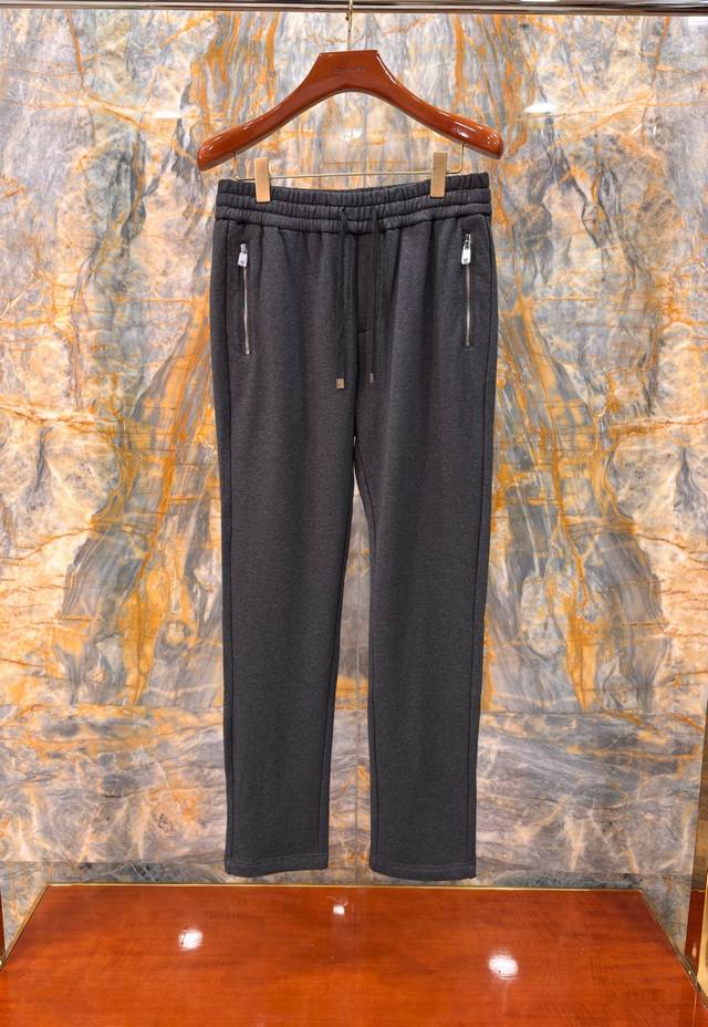 Clothes and pants 2025Aw new small iron brand casual pants pure cotton sweatshi