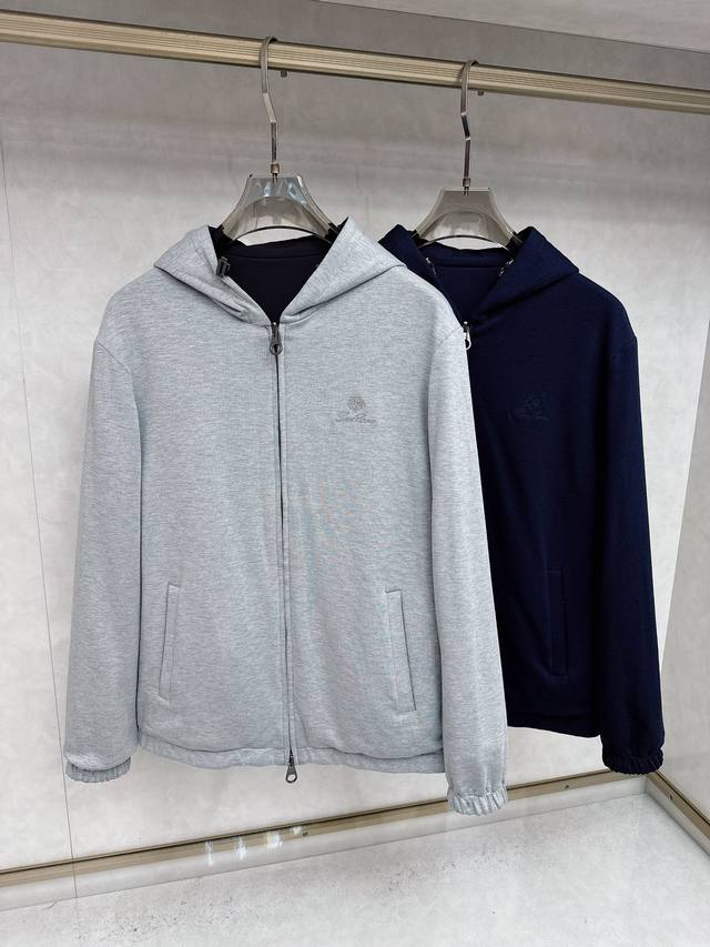 Lp2540 New Stand-up Collar Double-Sided JacketThis jacket features a double-side