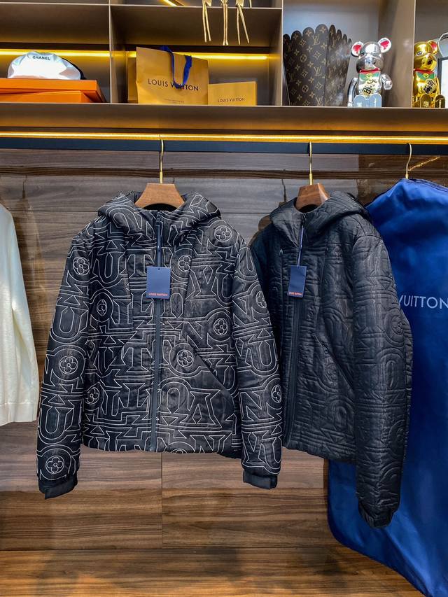 V25Fw New autumn/winter imported shimmer yarn fabric hooded cotton-padded jacket