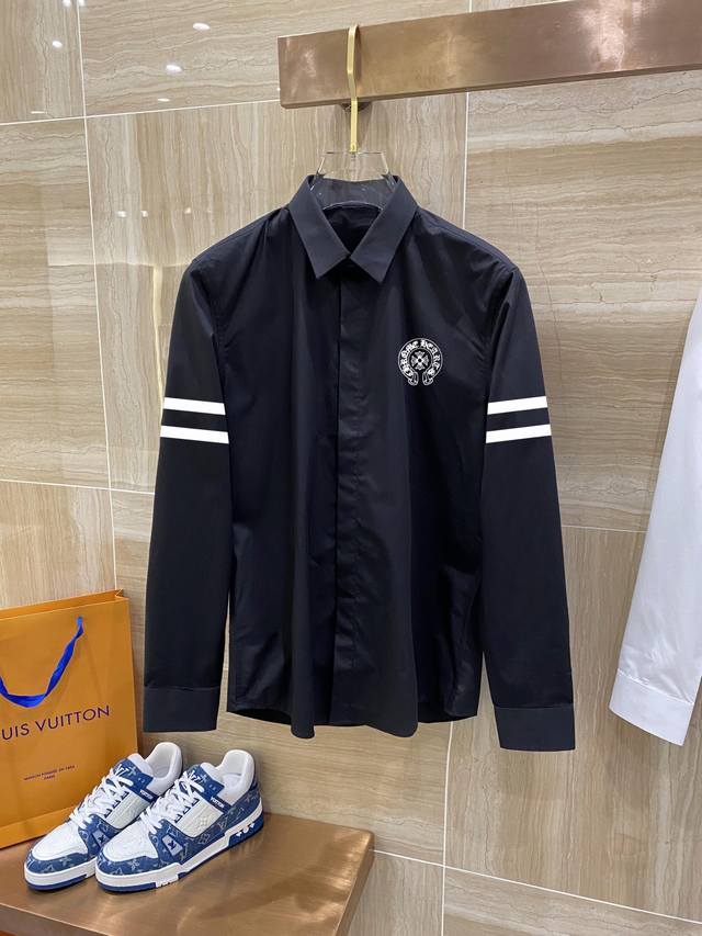 Chrome Hearts' latest must-have shirt for men, 100% natural cotton, comfortable