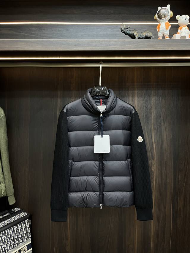 Moncler 2025 latest fashion designer down jacket, stand-up collar down jacket, c