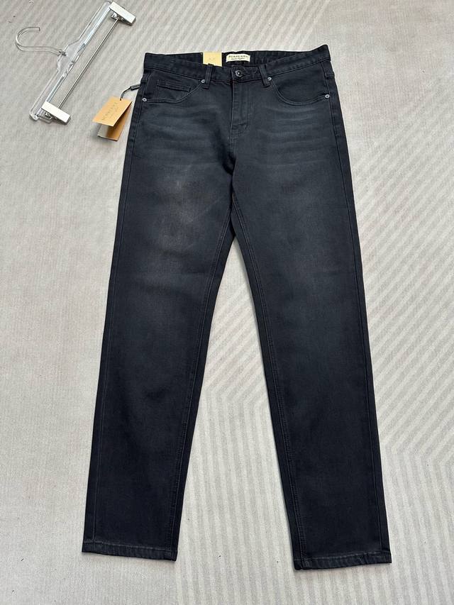 Bbr Bajia 25Fw latest autumn and winter casual jeans, pure black with classic ye