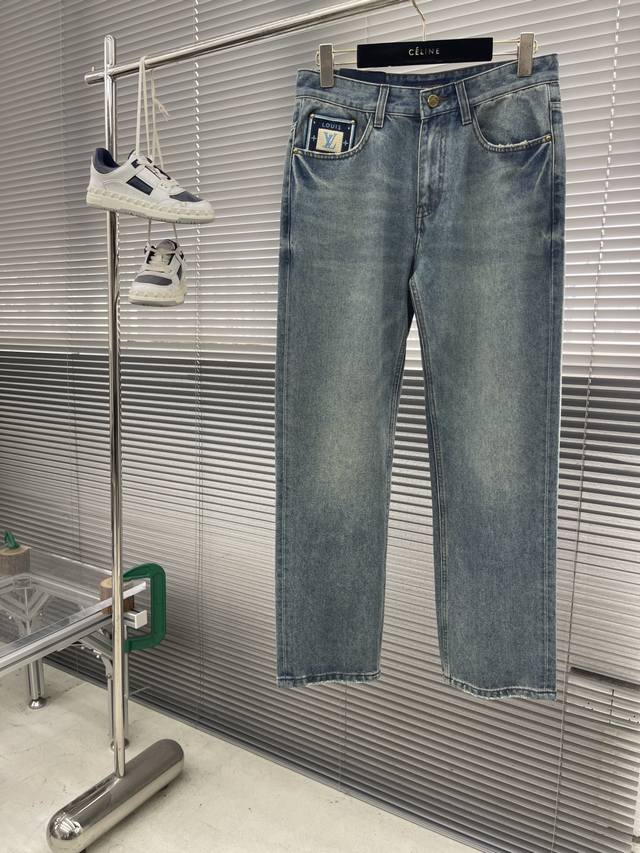 Donkey brand 2025 early autumn new jeans, customized original washed denim fabr