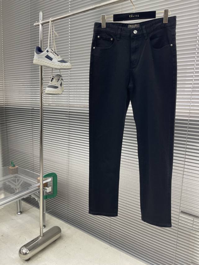 Loro Piana 2025 early autumn new jeans, customized original washed denim fabric,