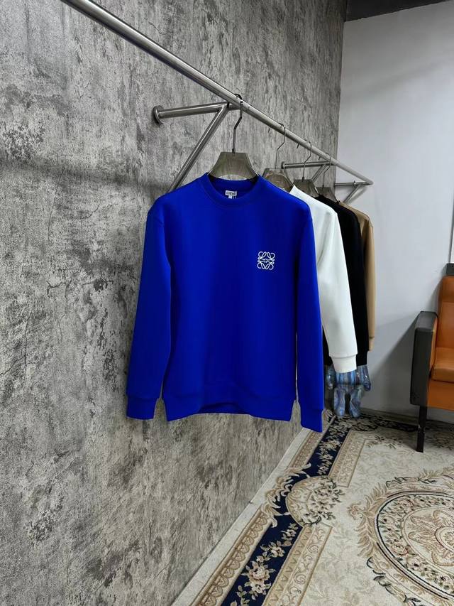 2025Ss Autumn/Winter Lo*We logo-embroidered crewneck sweatshirt . Its unique ch