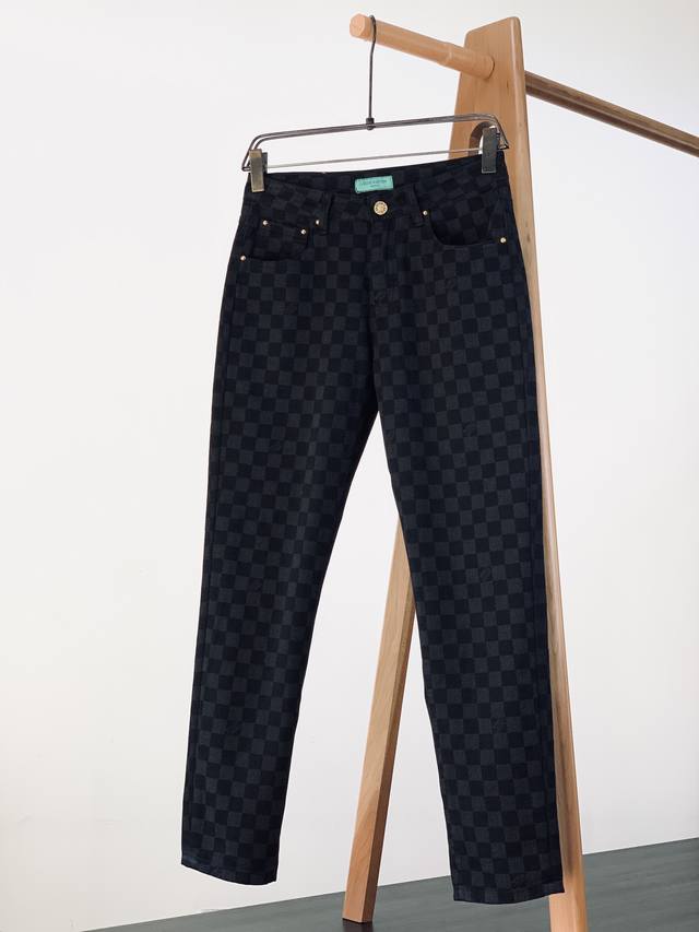 Louisvuitton black checkerboard casual jeans. I absolutely love this pair. They