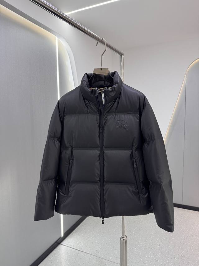25 New autumn and winter Bbr Burberry stand collar down jacket Bbr This jacket a
