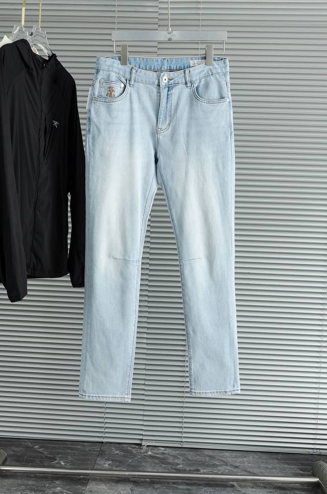 new# Bc 2025Ss Men's Stylish Straight-Leg Jeans! Available now through trading c