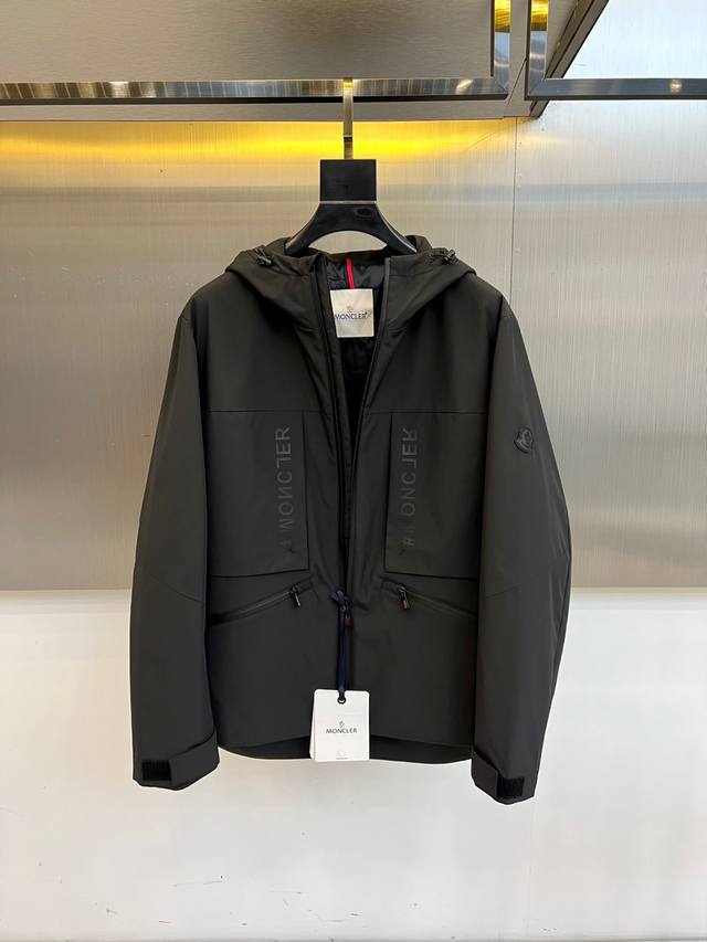 Mon's new fall/winter hooded windbreaker jacket showcases minimalist sophisticat