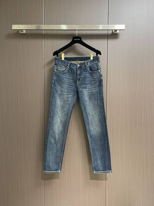 Ermenegildo Zegna 2025 Spring New Arrival, stylish casual jeans, made from impo