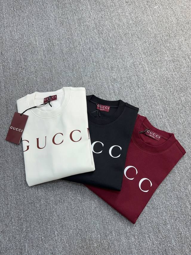 Gucci 25 autumn and winter new product Medusa On Chain printed logo knitted roun