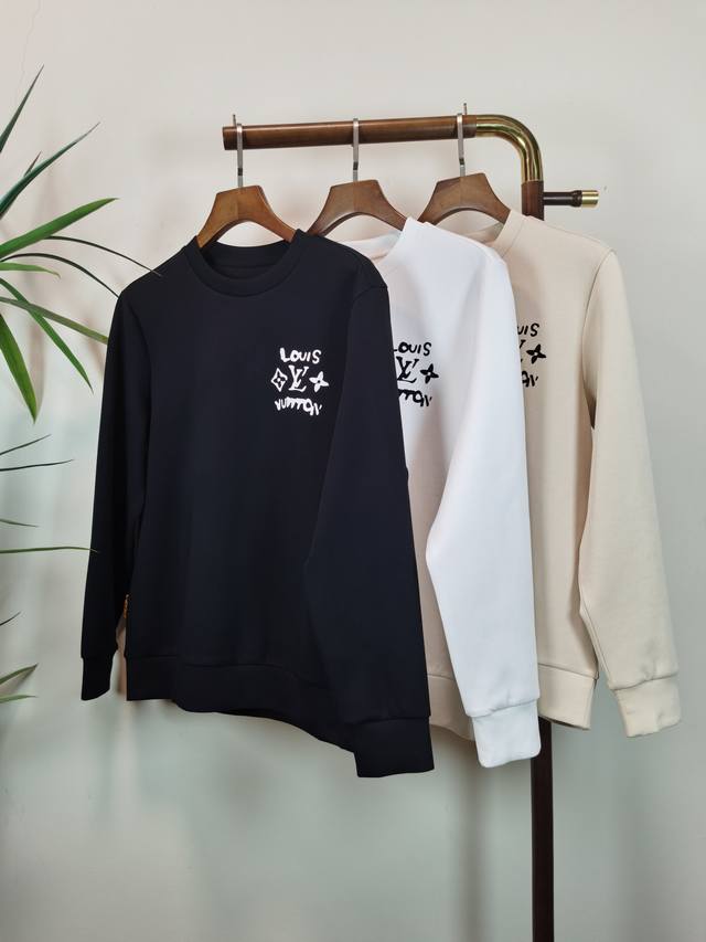 2025 new Lv Louis Vuitton exclusive new men's round neck long-sleeved T-shirt ma