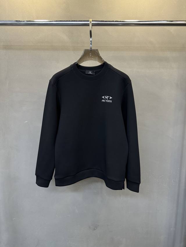 Home autumn and winter new round neck sweatshirt air cotton Color: black gray gr