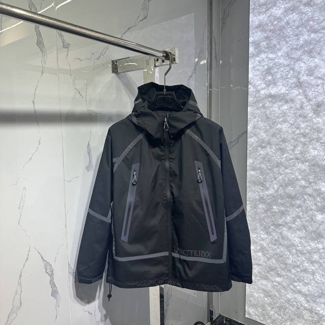 New Colorful Reflective Hooded Jacket Size: S-3Xl