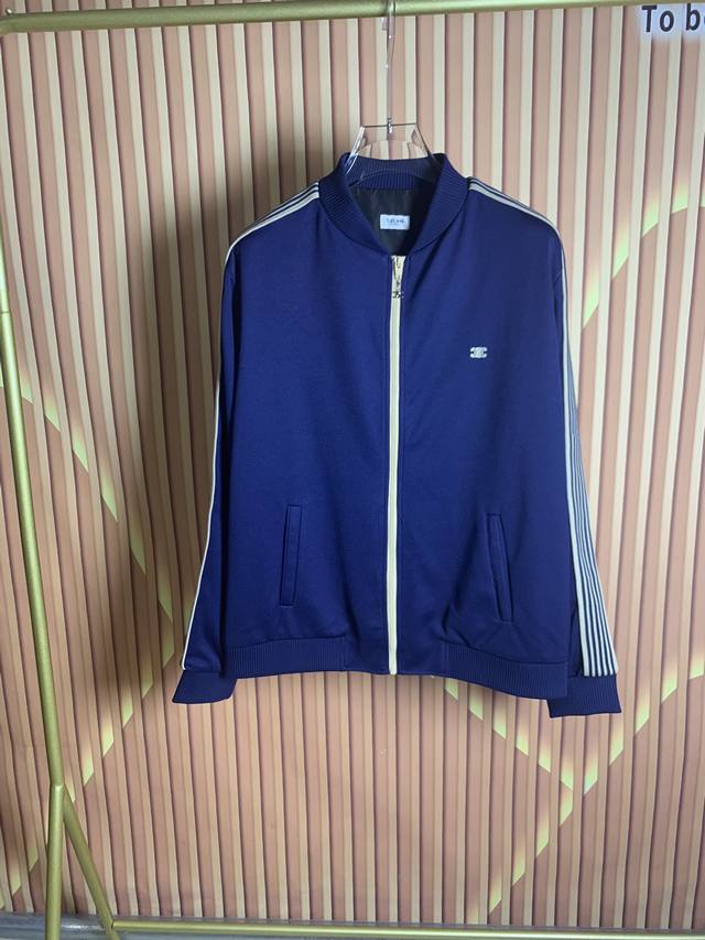 Special order quantity 24 new autumn and winter jacket Celine knitted embroidere