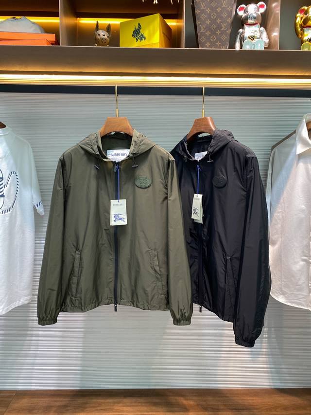 Bu25Fw New Early Fall High-Density Lightweight Nylon Windproof Hooded Jacket wit