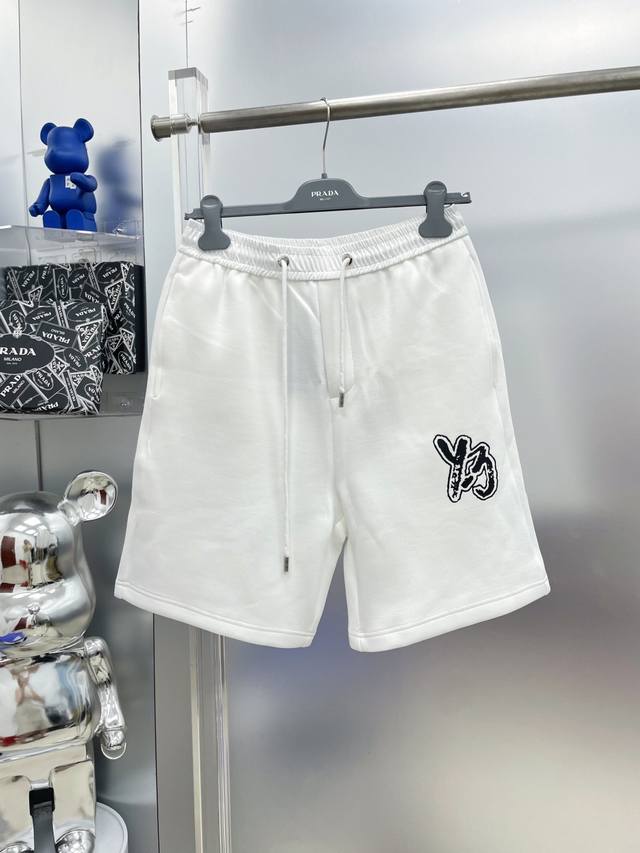 Y3 Yohji Yamamoto's new 2025 summer print logo shorts (Mm ). Made from high-end