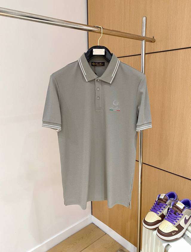 Lp2490Ss New summer logo men's lapel polo shirt! A classic business style, the p