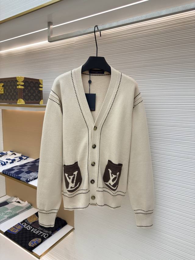 Louis Vuitton Pocket Letter Cardigan Authentic: Purchased and developed for 1360