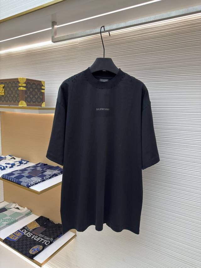 Balenciaga Back hot diamond short sleeve Authentic: purchased for development fo