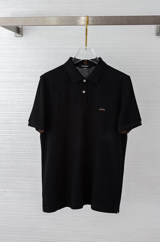 Zeg#* An Ermenegildo Zegna 2025Ss hexagonal honeycomb pique textured pima long-s