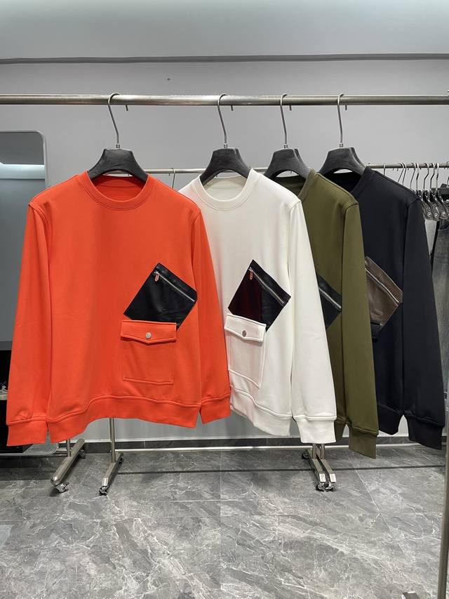 Her25Fw's new fall/winter high-quality terry cotton round-neck sweatshirt, a uni