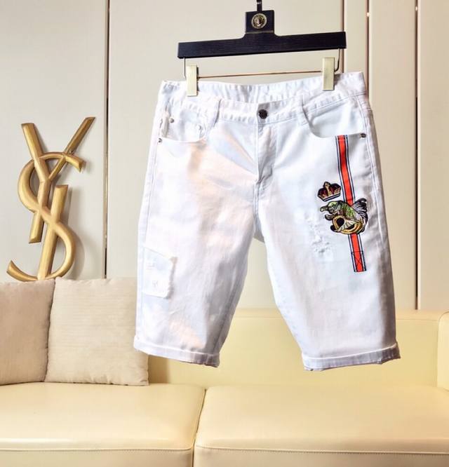 D&G denim shorts. Top-quality imported original jeans, original craftsmanship, o
