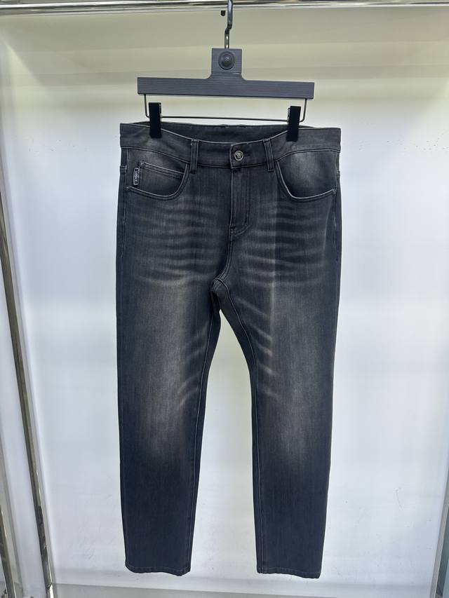 Versace Grey Denim 25Ss New Autumn/Winter Straight Cut Customized Counter-Same C