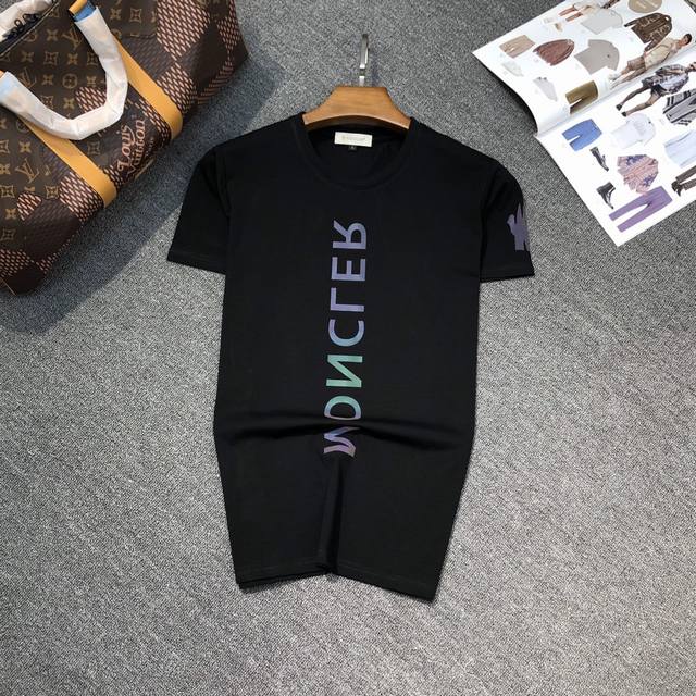 Moncler 20 new men's short-sleeved T-shirt, original with custom design, artisti