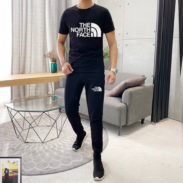 Awesome deals! The North Face's new summer short-sleeved, long-pants tracksuit