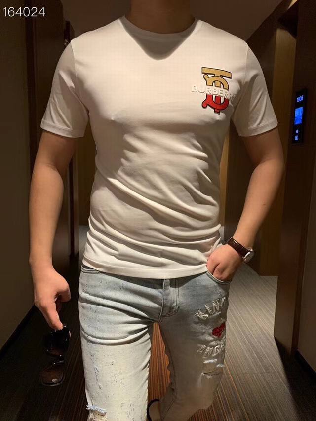 Bbr 2019 Spring/Summer new round-neck short-sleeve top. A hot seller in our depa